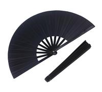 NOIMTTY Large Portable Folding Clacking Fans For Line Dancing - Boots On The Ground Hand Fan For Raves & Decorations