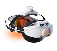 Noiposi 10000mAh Battery Head Strap for Meta Quest 3s/3/Quest 2,Adjustable Knob Elite Strap Replacement,VR Headset Accessories Strap Enhanced Support&Comfort& Extend 4-5H Playtime