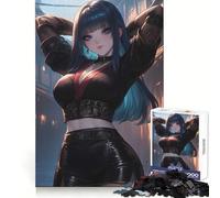 Noir Assassin 1000 Piece Jigsaw Puzzles for Teenagers Jigsaw Memory Lift Light Relax Image Assembly (38x52cm)