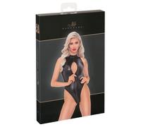 Noir - Black Snake Print Bodysuit - L