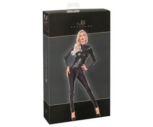 Noir - Black Snake Print Long Jumpsuit