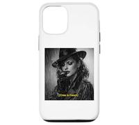 Noir Cinema Cries in French Film Movie Subtitles Meme Case for iPhone 12/12 Pro