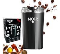 NOÍR Electric Coffee & Spice Grinder, 200W Motor, 90g Capacity, 304 Stainless Steel Blade, Safety Lock, Safe & Durable, Easy to Clean, Free Cleaning Brush Included