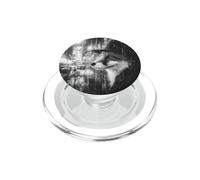 Noir Fox Detective Rain City Street PopSockets PopGrip for MagSafe