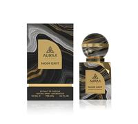 Noir Grit Extrait de Parfum 100ml by Auraa Desire - Luxury Unisex Oriental Fragrance with Cypriol, Copaiba, Rose, Patchouli, Jasmine, Oud, and Musk - Long-Lasting Sophisticated Scent