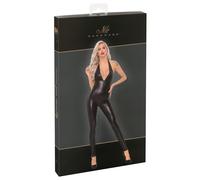 Noir - Halter Neck Jumpsuit (Black) - XL