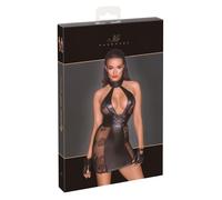 Noir - Lace-Up Mini Dress (Black)