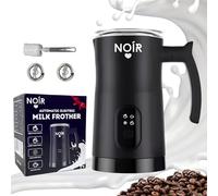 NOÍR Milk Frother, 4 in 1 Handheld Electric Froth Maker, Large 350ml Capacity for Coffee, Lattes, and Cappuccinos, Sleek Design, Powerful Motor, and Easy to Clean, Free Cleaning Brush Included