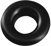 Noir Round Overflow Cover | Matt Black Sink Hole Cover for Bathroom Toilet Wash Basin