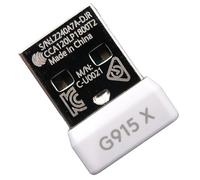 NoirVogel New USB Dongle Mouse Receiver Adapter Replacement for Logitech G915 X Lightspeed Wireless Mechanical Gaming Keyboard (White)