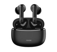 Noise Aura Truly Wireless Ear Buds, Quad Mic with ENC, 60 Hr Playtime, Fast Charge, BT v5.3, Water Resistant, Voice Assistant, Android & iOS Support, 1 Year Warranty, Gaming & Music (Black)