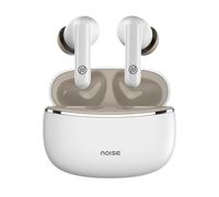 Noise Aura Truly Wireless Ear Buds, Quad Mic with ENC, 60 Hr Playtime, Fast Charge, BT v5.3, Water Resistant, Voice Assistant, Android & iOS Support, 1 Year Warranty, Gaming & Music (White)