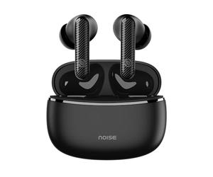 Noise Aura Truly Wireless Ear Buds, Quad Mic with ENC, 60 Hr Playtime, Fast Charge, BT v5.3, Water Resistant, Voice Assistant, Android & iOS Support, 1 Year Warranty, Gaming & Music (Black)