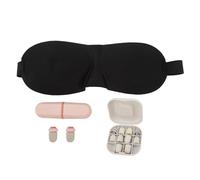 Noise Canceling Earplugs Sleep Eye Cover Soft Comfortable Soundproof Light Blocking for Home Travel Nap Silicone Material 2 Earplugs 1 Eye Cover 2 Storage Boxes 5 Replacement Heads