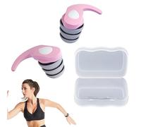 Noise Canceling Earplugs,Super Soft, High-Fidelity, Silicone Comfortable Ear Plugs - Silicone Comfortable Ear Plugs 25dB Noise Reducing Reusable Musicians With Case For Sleep, Sensitiv