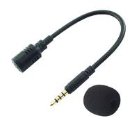 Noise cancelling adjustable microphone boom game for headphone microphone boom enhances gaming and streaming