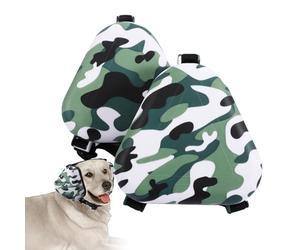 Noise Cancelling Dog Earmuffs -Adjustable Noise Reduction Wrap, Quiet Calming Headgear Pets | Soft Protective Cap, Lightweight Ear Covering Snood,Comfortable Hearing Shield for Fireworks