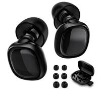 Noise Cancelling Ear Plugs for Sleep, 45dB Noise Reduction Earplugs for Sleeping, Snoring Blocking, Concerts, Travel, Motorcycle, with Ear Plug Case & 4 Sizes Earplug Tips
