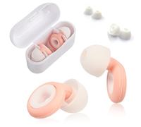 Noise Cancelling Ear Plugs for Sleeping, Swimming, Studying, Working, Concerts - 3-Layer Noise Reduction (Pink 2)