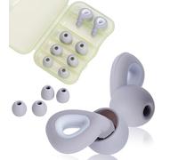 Noise Cancelling Ear Plugs for Sleeping, Swimming, Studying, Working, Concerts - 3-Layer Noise Reduction (Triangle Grey)