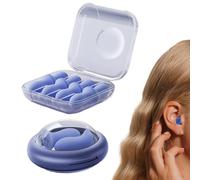 Noise Cancelling Ear Plugs | Sleep Plugs | Noise Isolating Earplugs for Light Sleepers, Students, Home, Motorcyclists, Bedtime, Air Travel, Learning, Concerts, Construction Sites