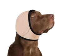 Noise Cancelling Ear Wrap, Dog No Shake Ear Muffs Noise Protection Firework Thunder Vacuum, Adjustable Calming Dog Ear Protection, Soft Breathable for Grooming, for Grooming Bathing & Swimming (4,S)