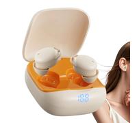 Noise Cancelling Earbud - 5x5cm Wireless Earbuds, Earbuds for Side Sleepers | Stereo Sound Sleep Aid, Ergonomic in Ear Device | Lightweight Discreet Design, Running Hiking Camping