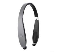 Noise Cancelling Earbuds Neckband, Foldable -Bluetooth 5.0 Neck Hanging Wireless Earphones, For Travel Outdoor Activities(black)