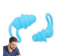 Noise Cancelling Earplugs - 2 Pieces Sleep Aid - Silicone Ear Plugs for Sleep - for Party Home Office Travel Hotel Apartment Dorm Swimming