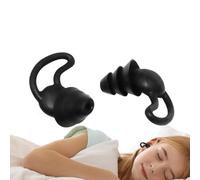 Noise Cancelling Earplugs | 2 Pieces Waterproof Sleep Accessories | Silicone Ear Plugs for Sleep, for Party, Home, Office, Travel, Hotel, Apartment, Dorm, Swimming