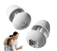 Noise Cancelling Earplugs, Sleep Ear Plugs, Silicone Ear Plugs for Concerts, Portable Hearing Protection for Travel and Outdoor Study
