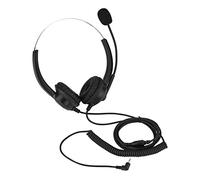 Noise Cancelling Lossless Sound Call Center Headset with Comfortable Wearing, Super Long Cable for Clear Communication (2.5mm elbow)
