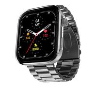 Noise ColorFit Pro 5 Max 1.96" AMOLED Display Smart Watch, 7 Day Battery, BT Calling, SoS Technology, Workout Analysis, Health Tracking, Custom Button, Custom Button, 1 Year Warranty (Elite Silver)