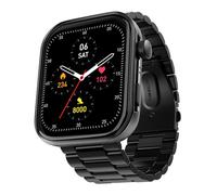 Noise ColorFit Pro 5 Max 1.96" AMOLED Display Smart Watch, 7Day Battery, BT Calling, SoS Technology, Workout Analysis, Rapid Health Tracking, Custom Button, Custom Button, 1Year Warranty (Elite Black)