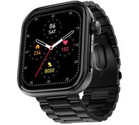 Noise ColorFit Pro 5 Max Smart Watch - Elite Black with Black Metal Strap, Black
