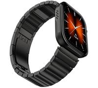 Noise ColorFit Pro 6 Max Smart Watch - Black Chrome with Black Metallic Band, Black