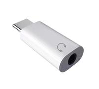 Noise Cut Hub - Hi-Fi Type C Converter, Audio Signal Adapter | Stereo Headset Connector, 3.5mm Audio Jack Cable, Portable Sound Transfer Link Cable For Voice Chat Music Editing Smartphone