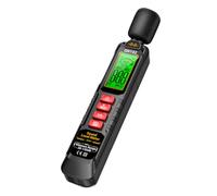 Noise Detector - Backlit LCD Screen Noise Monitor - A-Weighted Digital Detector 30-130dB Range Data Hold Tester For Home Factory