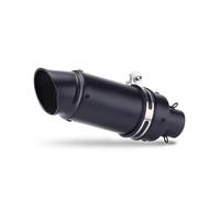 Noise Eliminator 51MM/60mm Motorcycle Exhaust Tail Escape Muffler For R25(K BLACK 51MM)
