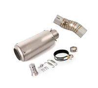 Noise Eliminator 51MM Exhaust Pipe For CFMOTO 450SR 450NK 450SS 2022-2025 Motorcycle Tips Mid Link Muffler Slip On DB Killer(B245MM)