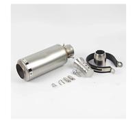 Noise Eliminator For Nmax Xmax 125 R6 Left Right Dual Side Motorcycle Exhaust Escape Muffler With DB Killer 51mm 60mm(H 51mm)