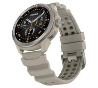 Noise Endeavour Pro Outdoor Rugged Military Smart Watch, Titanium Alloy Bezel, Dual-Band GPS, 164ft Water Resistance, 28 Days Battery on Standby, AI Companion (Endeavour Pro, Driftstone Beige)