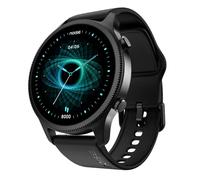 Noise Fit Halo 1.43" AMOLED Display, Bluetooth Calling Round Dial Smart Watch, Premium Metallic Build, Always on Display, Smart Gesture Control, 100 Sports Modes (Jet Black)
