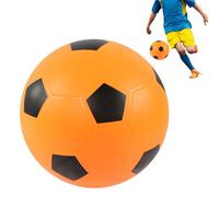 Noise-Free Bouncing Ball - Silent Football Toy, Soft Training Ball, Durable Indoor Practice Gear, Gentle Exercise Toy | Peaceful Activity for Children Teens Boys Girls Family Recreation Session