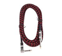 Noise Guitar Instrument Cable with Right Angle to Straight Connectors, Oxygen Copper Wire, Ideal for Electric Guitars, Bass Guitars, Mandolins, and Audio Equipment (6M / 19.69ft)