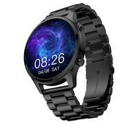 Noise Halo Plus 1.46" Super AMOLED Display Elite Smart Watch, Bluetooth Calling, Stainless Steel Build, Always on Display, Upto 7 Days Battery (Elite Black)