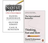 Noise [Hardcover] & Thinking Fast and Slow By Daniel Kahneman 2 Books Collection Set