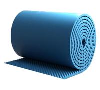 Noise Insulation Soundproofing Foam, 7cm Thick Studio Acoustic Mat, 10m/Roll Self-Adhesive Fire Resistant Sound Dampening Panels For Studios Office Home (Color : Blue, Size : 50m/164.04ft)