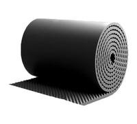 Noise Insulation Soundproofing Foam, 7cm Thick Studio Acoustic Mat, 10m/Roll Self-Adhesive Fire Resistant Sound Dampening Panels For Studios Office Home (Color : Black, Size : 40m/131.23ft)
