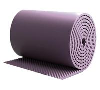 Noise Insulation Soundproofing Foam, 7cm Thick Studio Acoustic Mat, 10m/Roll Self-Adhesive Fire Resistant Sound Dampening Panels For Studios Office Home (Color : Purple, Size : 70m/229.65ft)